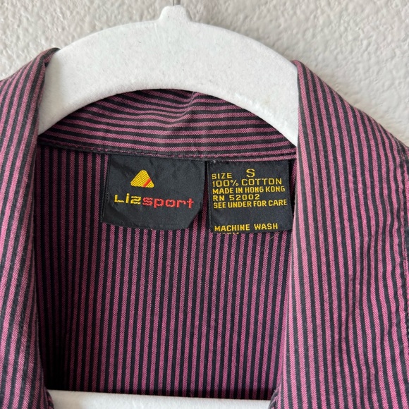 Vintage Liz Sport Blazer Jacket Striped Lightweight - Picture 3 of 7